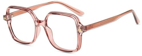 Firmoo Oversized Square Blue Light Blocking Glasses, Computer Gaming/TV/Phones Glasses for Women/Men