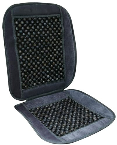 Cubierta de asiento con cuentas para el automóvil, cubierta de asiento para el asiento de cuentas transpirable masajeado para el asiento del asiento del asiento de enfriamiento del asiento del asient