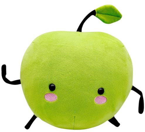 IFHDO Obst Plüschtiere Früchte Kuscheltier Kreatives Plüschkissen Kawaii Plüschkissen Spielzeug Geschenk Frucht-Plüschtier Cartoon-Apfelkissen Dekompressions-Plüschtier