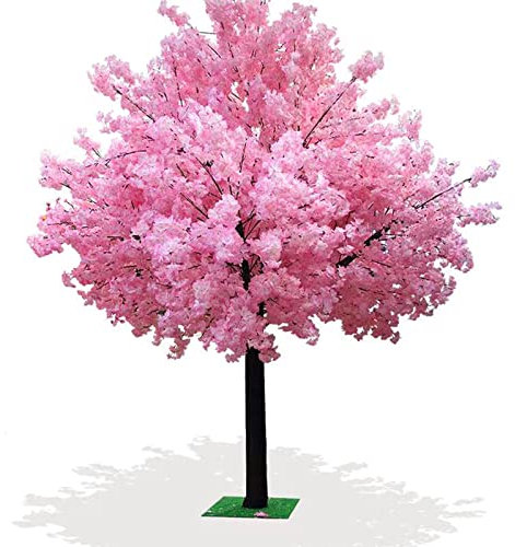 Kirschblütenbaum, Kirschblüten-Dekor, Blütenbaum, Weinender Kirschbaum, künstlicher Kirschblütenbaum, künstliche Kirschblüten-Kunstpflanzen, künstlicher Baum mit R 2 x 1,5 m/6,5 x 4,9 Fuß Decoration