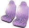 WXWJSHMGC Set di coprisedili anteriori per auto, con stampa romantica viola lavanda (2 pezzi)