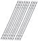 DIYEAH 12Pièces Lames de Scie U Spirale pour Outils de Bricolage Accessoires de Sciage Mini U Shaped pour DIY et Modélisme