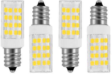 LuxiVerde 4W led 230V Nähmaschinen-Beleuchtung Ersatzlicht Haushaltslicht Nicht blinkend Nicht dimmbar (Kaltweiß 6000k, 4er-Pack)