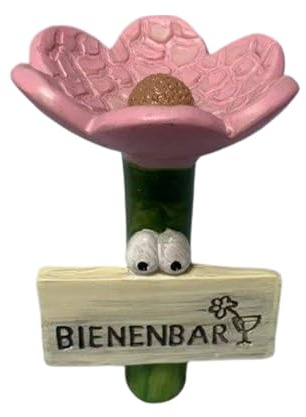 Humkopnl -Bewässerungsstation für den Garten – Blumenförmige Futterschale, Bienenfutterspender für draußen, für Vögel, Bienenstöcke, Outdoor, Schmetterling