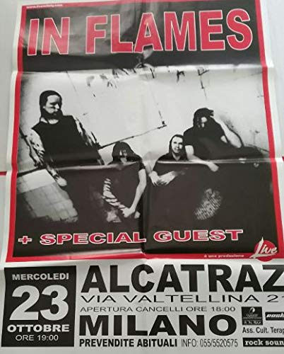 In Flames Milano Alcatraz 23/10 Poster