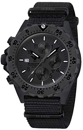 KHS Shooter MKII Chronograph XTAC Field SH2CXTF.NB mit Natoband schwarz