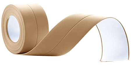 SOONHUA Sigillante Autoadesivo Nastro,Nastro Sigillante per Bagno e Cucina,Impermeabile in Nastro Flessibile in PVC di Nastro Adesivo in caucciù per Cucina Bagno Vasca WC Pavimento a Parete