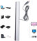 Desktop e periferiche Demeras Sensor Barra, Ricevitore cablato Segnale IR a infrarossi Barra sensore di Raggio Supporto per Ricevitore cablato con Supporto per Wii per WIIU