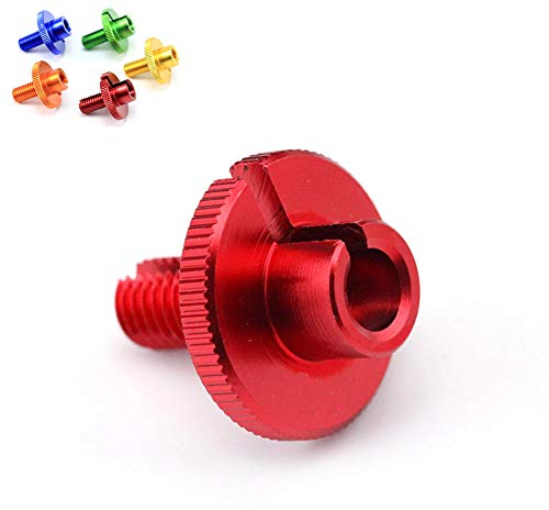 Motorrad-Kupplungsseil-Einstellschraube M10 x 1,5 für Yamaha MT-10 MT-09 MT-07 Tracer 900 700 GT XSR700 XSR900 SCR950 (rot)