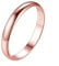 Suplight Anello Donna Argento 925 Oro Rosa Fedina Donna Oro Rosa Misura 9,25 Sottile Anello Fidanzamento Coppia Argento Confezione Regalo-Larghezza 3 mm