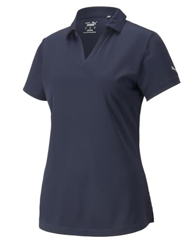 Puma Damen W Icon Golf Polo V-Ausschnitt
