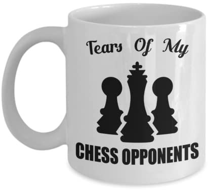 Chess Lovers - Tears of My Opponents Mug - Gift for Chess Player 11oz