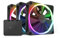 NZXT F120 RGB Fans - RF-R12TF-B1 - Advanced RGB Lighting Customization - Whisper Quiet Cooling - Triple (RGB Fan & Controller Included) - 120mm Fan - Black
