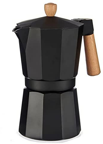 Origin Outdoors Bellanapoli Espressokocher Schwarz/Braun 17 x 11 x 18.5 cm