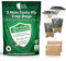 Outdoor Fly Trap Bag With Bait (Pack of 2) Outdoor Fly Control - Captures Up To 20,000 Flies - Fly Repellent Out-door - Targets All Types Of Flies - Effective FlyTrap - Ready to Use