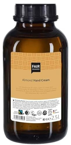 FAIR SQUARED Handcreme Mandel 2,5 Liter - nährende und feuchtigkeitsspendende Eigenschaften 2500 ml Gebinde