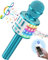 MicQutr Micrófono Karaoke Bluetooth, Microfono Inalámbrico Karaoke con Luces LED, Karaoke Micrófono Niños, Karaoke Inalámbrico Speaker para Niños Niñas Canta Partido Musica, Adultos Casa KTV Party