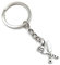 Onwomania Cutlery Knife Fork Keyring Metal Lucky Charm in Aluminium Gift Box, Ideal as a Gift, silver, One Size
