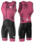 SLS3 Triathlon-Anzüge für Herren – Premium FX Tri-Anzug für Herren, Triathlon-Anzug – ärmelloser Triathlon-Anzug für Herren, große Gesäßtasche (Korallenrosa Farbverlauf, Small)