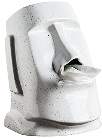 Für kreative Papierhalter Osterinsel Moai Taschentuchbox Steinstatue Figur Moai Moai Taschentuchbox