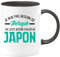 quotedazur - Mug Je N'ai Pas Besoin De Thérapie J'ai Juste Besoin D'Aller Au Japon - Noir/Céramique