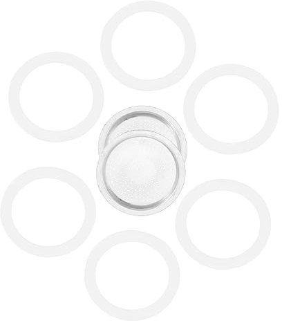 COLLBATH 8 Piezas De Anillos De Silicona Para Cafetera Filtro De Acero Inoxidable Repuestos Para Cecotec Ufesa