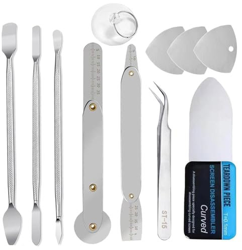 11-teiliges Reparaturwerkzeug-Set, Hebelwerkzeug-Set, Öffnungswerkzeug, ultradünn, Öffnungswerkzeug für iPhone, Laptop, iPad, MacBook, Tablet, Computer, Uhr, Elektronik-Reparatur