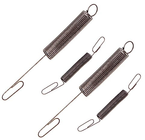 Startfedern für Gartenmäher, 4 Stück, Stahl, Ersatzteile