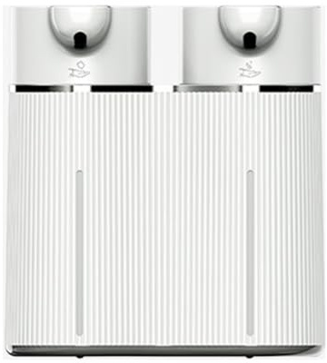 FPHADO Dispenser automatico a doppia testa+dispenser di sapone liquido Distributore disinfettante ricaricabile USB a parete Sensore a infrarossi