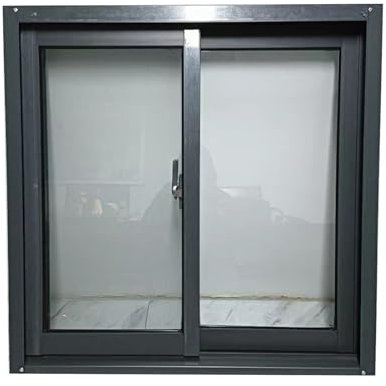 Ventanas Correderas Ventanas corredizas de aleación de aluminio para cobertizos de sótano, ventana de mosquitera móvil para el hogar, ventana de reemplazo de aleación de aluminio(60x80cm/23.62x31.49(