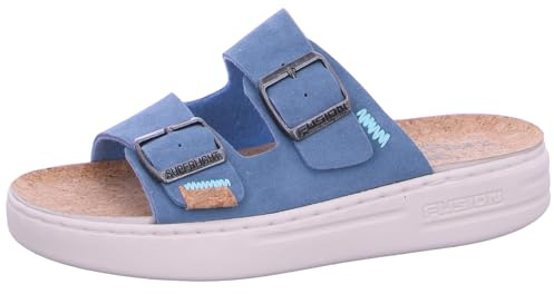 Fusion Pantolette Blau in Größe 41