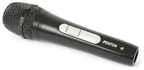 Fenton Vonyx DM110 Dynamisches Mikrofon für Gesang und Sprache mit 3 Meter XLR - 6,3 mm Klinkenkabel