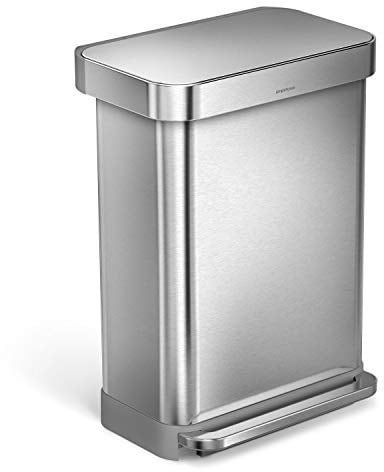 Simplehuman Treteimer aus Edelstahl