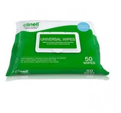 Clinell Universal Disinfection Wipes (Pack of 50) (CW50)
