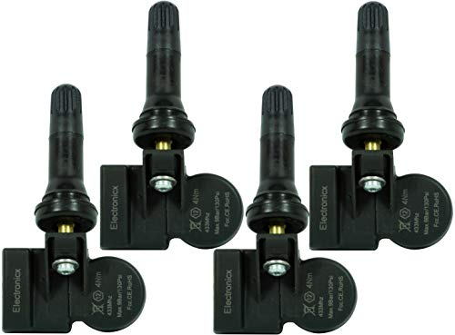 4x RDKS TPMS Reifendrucksensor Reifendruckkontrollsystem Gummiventil passend für Adam, Corsa VAN 13581562