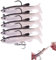 WUWYOUWL Fishing Lure Set, 5Pcs 8cm Soft Bait Head Sea Fish Lures Fishing Tackle Sharp Treble Hook T Tail Artificial Bait (1A)