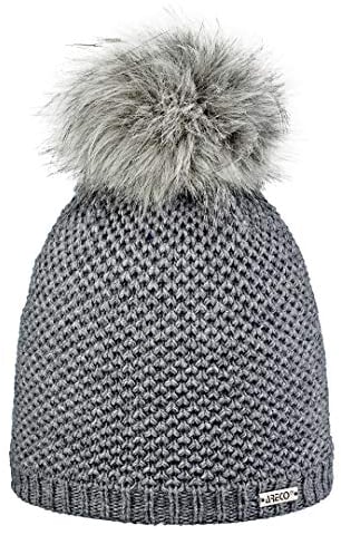 Areco Pudelmütze Anne-Marie | Made in EU | Wintermütze | Fleecefütterung | Pudelmütze | Warm & Anschmiegsam