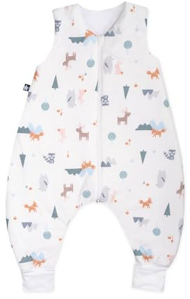 Julius Zöllner Schlafoverall Jumper aus Jersey Baumwolle, Made in Germany, Little Fox, 12-24 Monate / Gr. 80