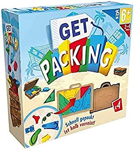 Asmodee | Zygomatic | Get Packing | Kinderspiel | Lernspiel | 2-4 Spieler | Ab 6+ Jahren | 15+ Minuten | Deutsch