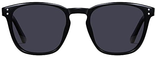 H HELMUT JUST Für Herren Sonnenbrille Eckig Retro Vinage Polarisierte Linse Leichter TR90 Rahmen Acetatbügel