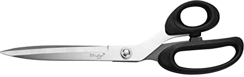 Schere Stoffschere Papierschere Profi Haushaltsschere Schneiderschere Bastelschere mit Komfortgriffe zum Nähen Haushalts Classic Edelstahl Schwarz 10 Inch (25.2CM), Lange Klinge
