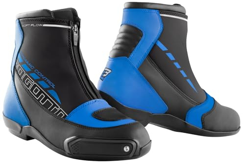 Bogotto Lap Motorradschuhe, schwarz/blau, 47