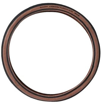 Brompton Continental Contact Urban Tyre Tan Wall (Preis pro Paar) Modell 2022, Einheitsgröße