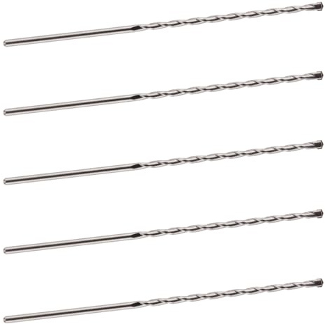 Rennie Tool - 5pcs 6.5mm x 300mm Long TCT Masonry Drill Bit Set | For Concrete Brick Porcelain Ceramic Tile Plastic Wood Etc. Tungsten Carbide Tipped Masonry Drill Bits