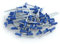 Lampa Lot de 50 rivets aveugles en aluminium pour support de plaque d'immatriculation - Bleu