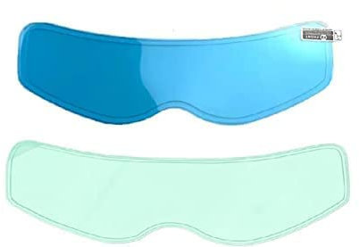 Photochromic Anti-Fog Helmet Film, Universal Helmet Shield Anti Fog Film - Rain-Proof and Anti-Fog Clear Visor Helmet Lens Sticker Shield Film Transparent Patch (Rainproof + Anti-fog)