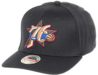 Mitchell & Ness NBA Philadelphia 76ers Team Ground 2.0 Stretch Snapback Cap schwarz, OS