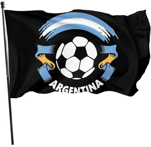 Bandera Nautica Bandera Argentina Y Fútbol, Banners Clásica Banderin Personalizada Banderines Pancarta Para Balcon Fiesta Fiestas 90X150cm
