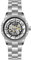OBLVLO CAM-AR-SK Luxus-Herren-Skelett-Automatikuhr, schwarz, Stahl, leuchtend, wasserdicht, Sport, mechanische Armbanduhr für Herren, Cam-ar-sk-yby, Automatikuhr