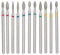 11PCS Cuticle Drill Bit Set, Diamond Nail Drill Bit Set Professionsal Diamond Drill Polishing File Grinding Heads Flame Nail Drill Bits for Acrylic Gel Nails Cuticle Manicure Pedicure